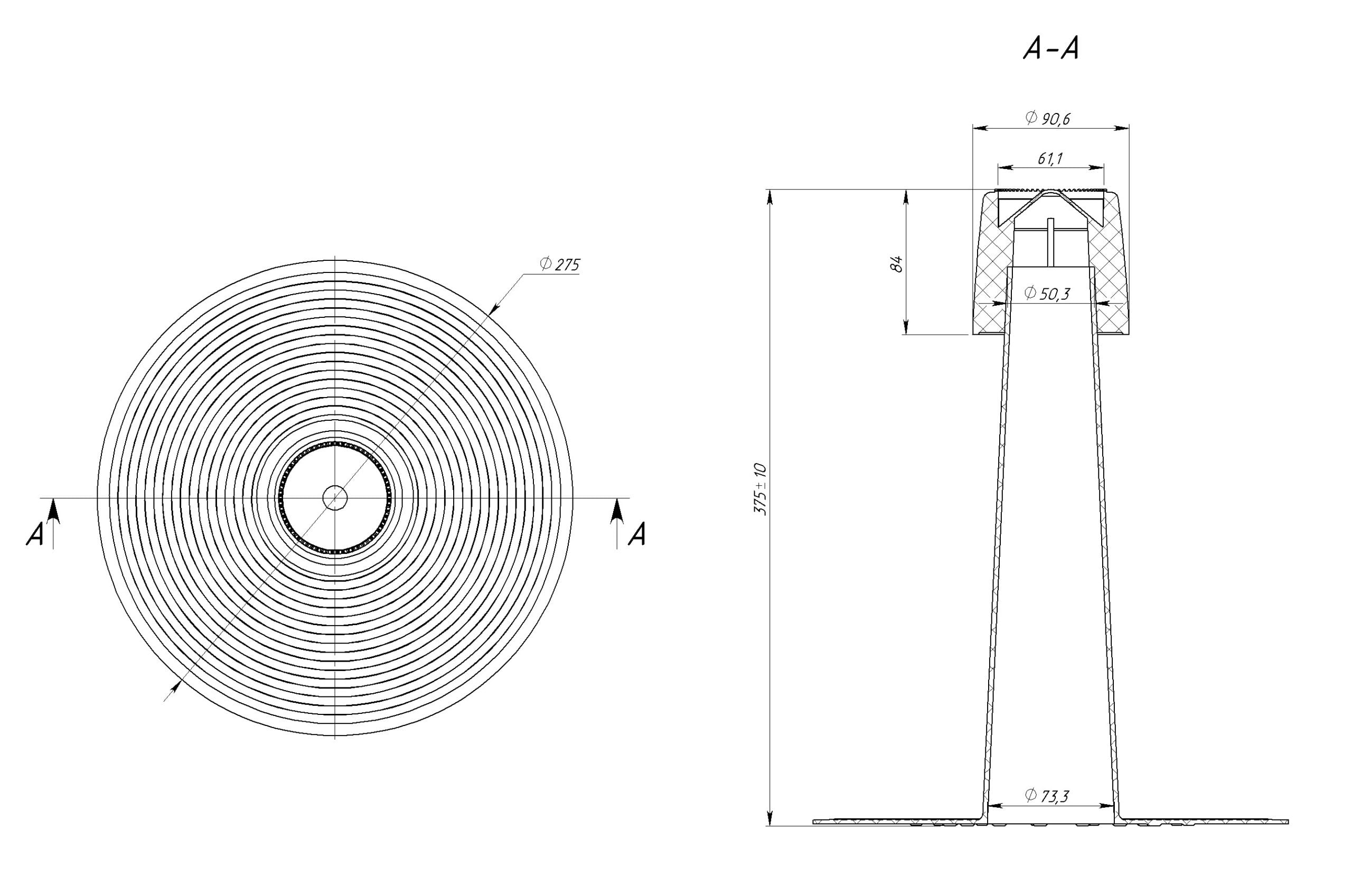 А75х375 Fachmann дефлектор схема