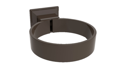 Рупласт Хомут трубы ПВХ. комплект 2 шт.