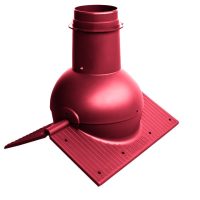 KROVENT Pipe-Cone коньковый аэратор красный