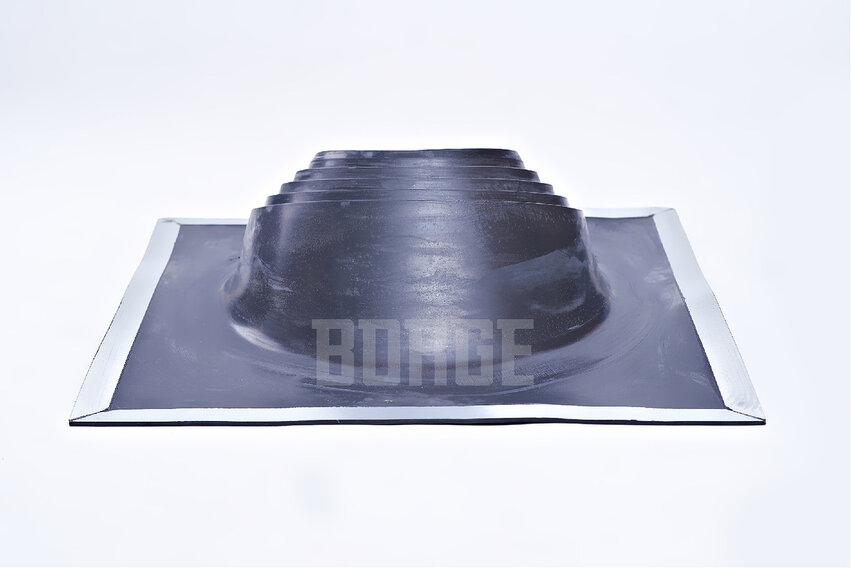 Проходка кровельная BORGE угловая №3 D280х460 мм черный