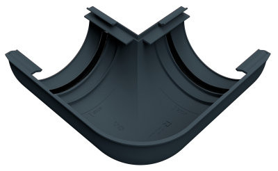 Ruplast Угол внутренний 90 гр с уплотнителем графитовый