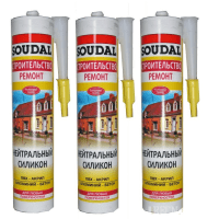 Soudal нейтральный силикон для ПВХ