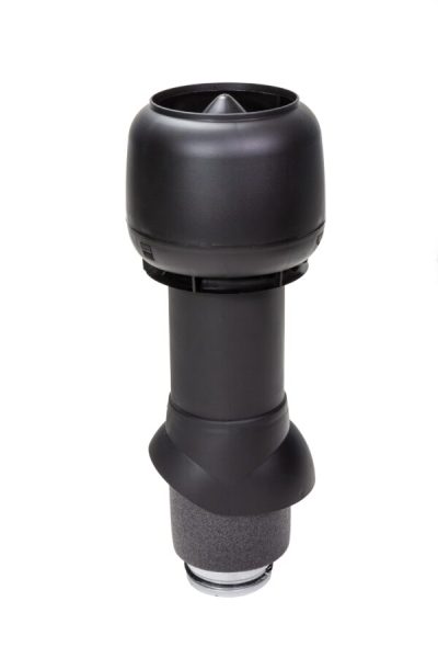 Vilpe 125P IS 500 вентвыход черный 734402