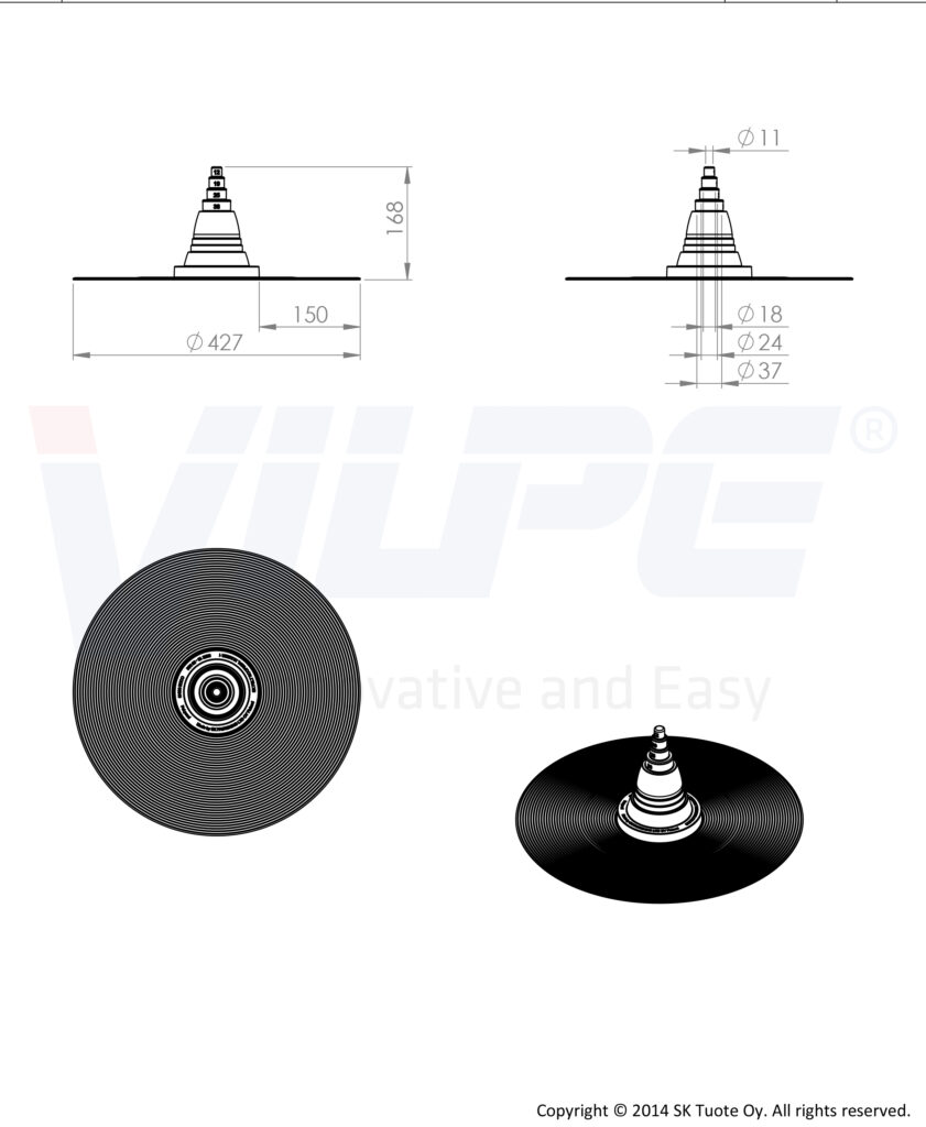 Vilpe Felt-Roofseal №1 00-40 мм_70060 схема