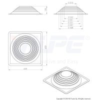 плотнитель Vilpe Roofseal №6/9 260-460 71718 схема
