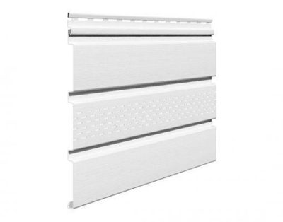 Софит белый с перфорацией Vox на кровле