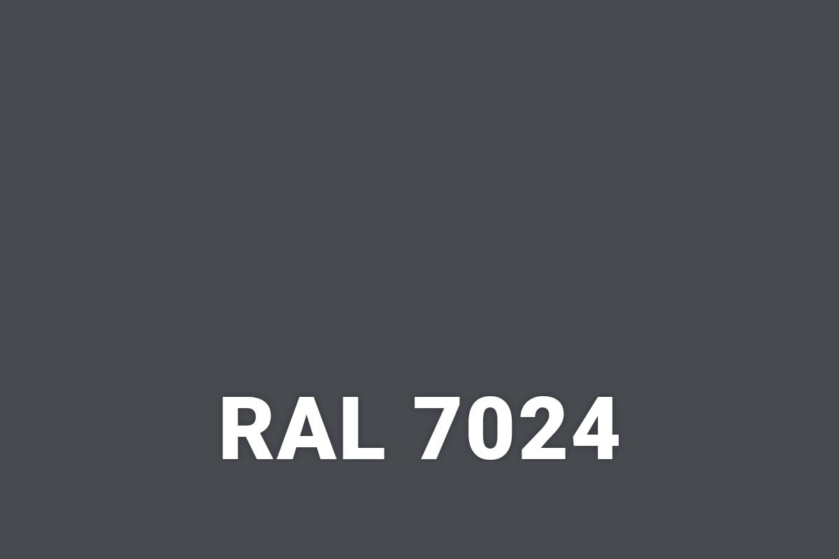 Ral 7024 какой. RAL 7024 цвет. Цвет антрацит по RAL 7024. RAL графит 7024. Цвет графит RAL 7024.