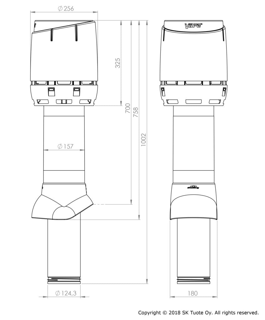 Vilpe 125из700 Flow Схема