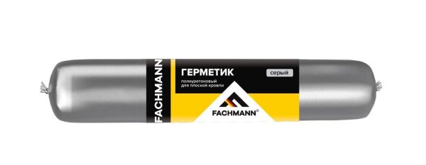 Герметик Fachmann полиуретановый для плоской кровли серый