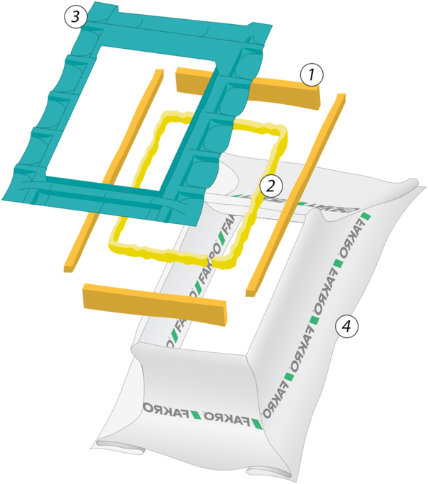 Комплект FAKRO-XDK (XDP_XDS)